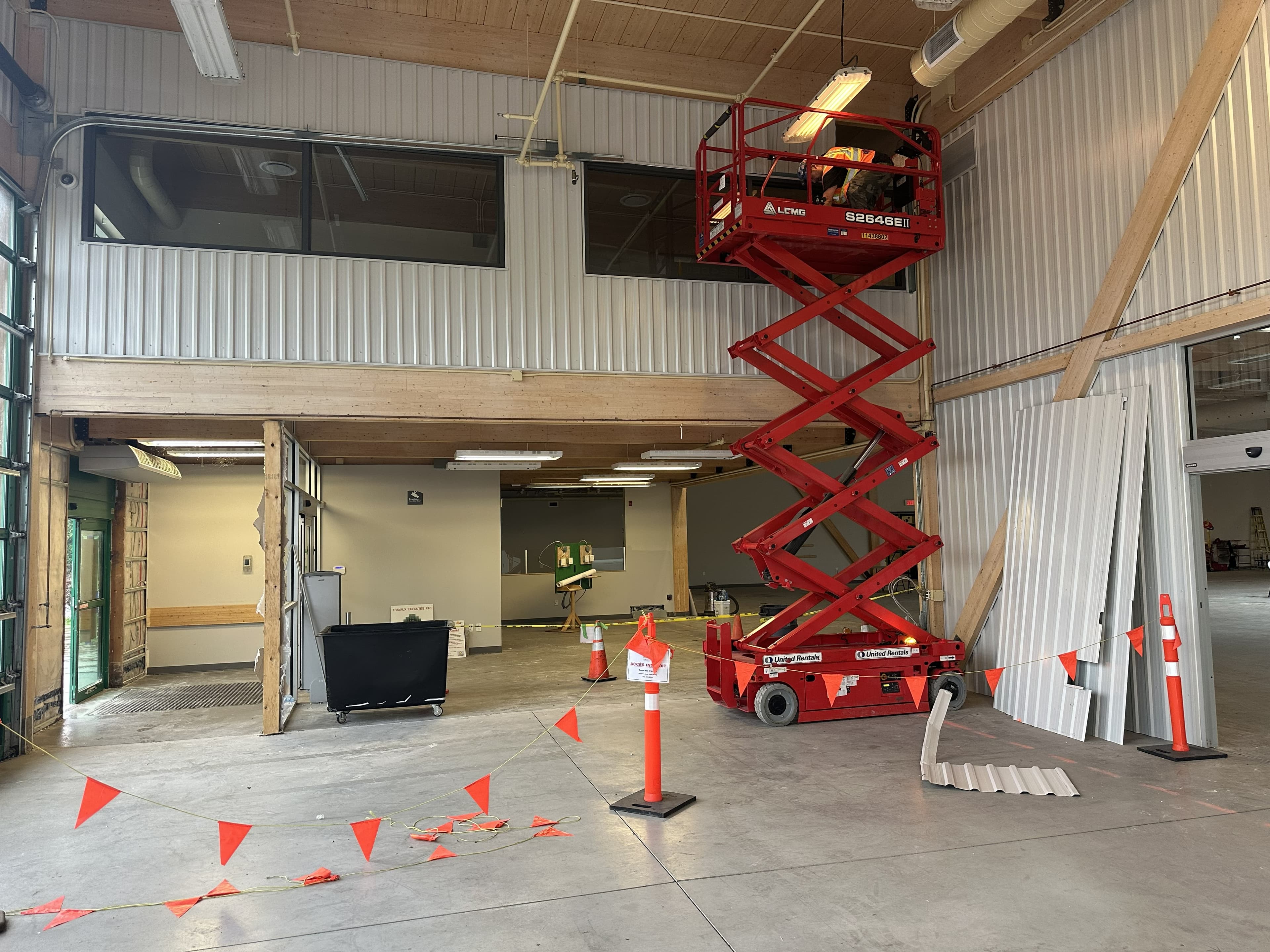 Aménagement des services municipaux